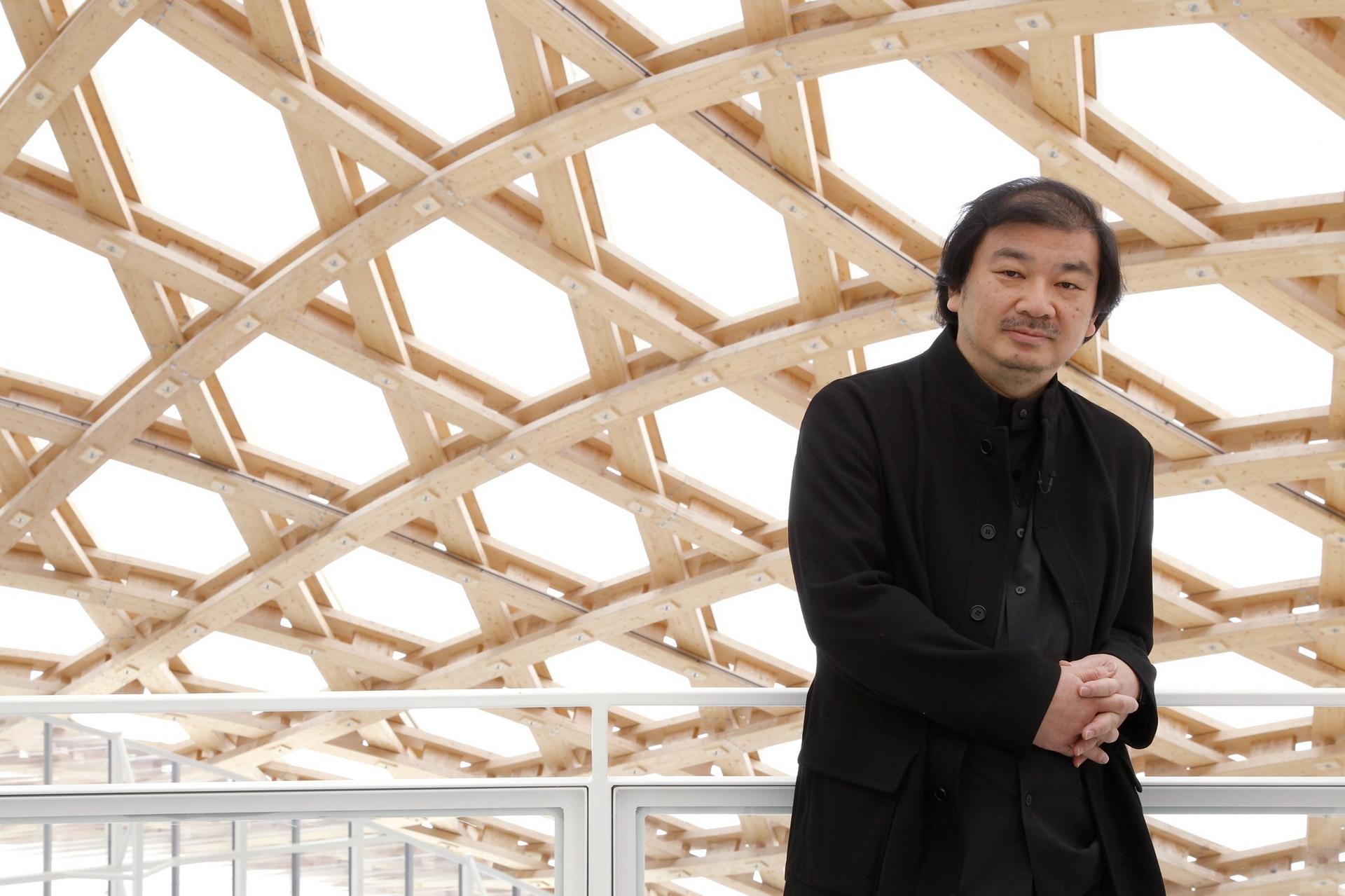 Japanese architect Shigeru Ban poses during a visit of the Centre Pompidou-Metz museum in the eastern city of Metz in this May 10, 2010, file photo. Ban, noted for his elegant and resourceful designs, has won the 2014 Pritzker Architecture Prize, the top award in the field, organizers said on March 24, 2014. REUTERS/Benoit Tessier/Files (FRANCE - Tags: ENTERTAINMENT)