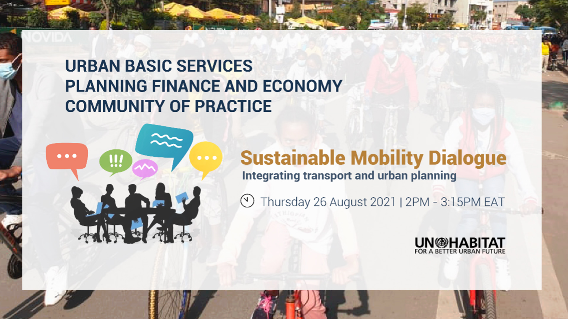 sustainable mobility dialogue UN habitat