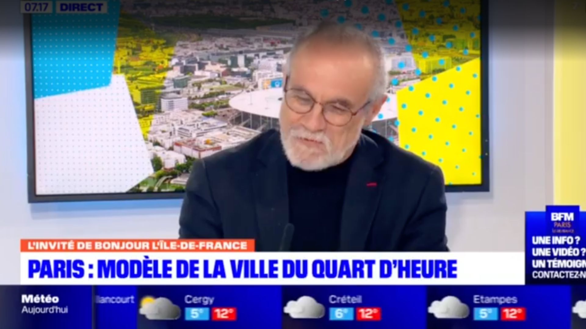 BFMTV Paris le concept de "ville du quart d
