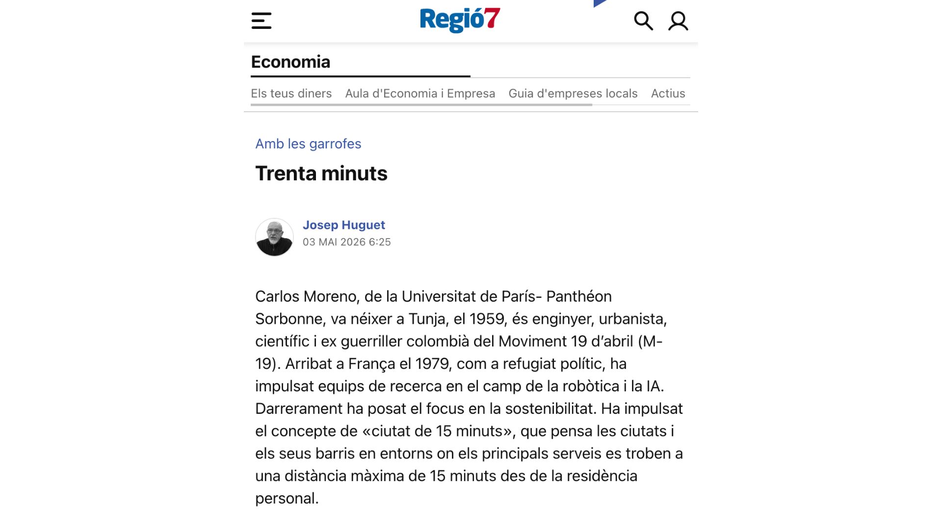 Regió7 – Trenta minuts – May 2026