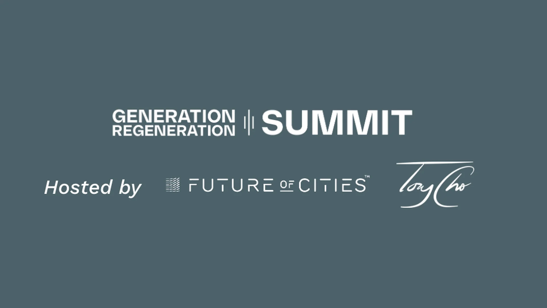 12th of July 2026 – Generation Regeneration Global Summit (Online) – Miami, USA