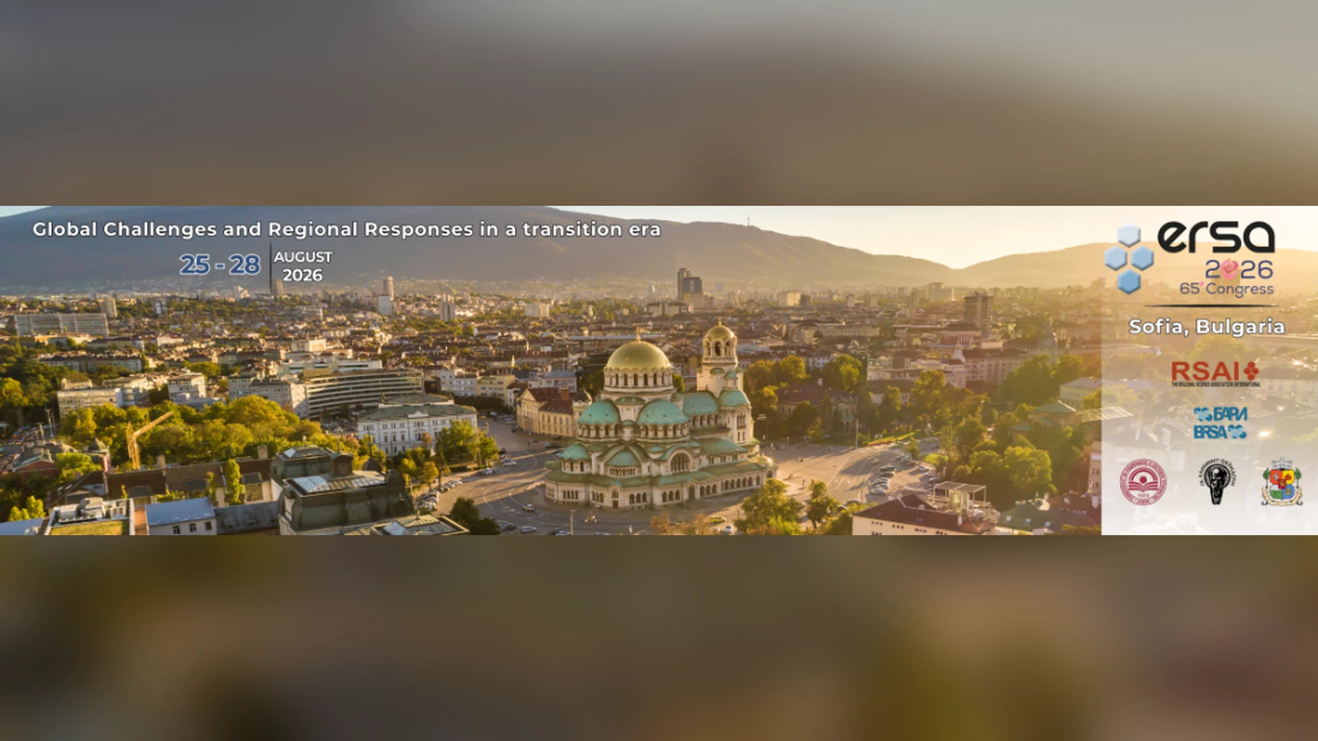 27th of August 2026 – ERSA Conference (Online Panel) – Online