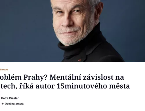 Forbes Česko – Problém Prahy? Mentální závislost na autech, říká autor 15minutového města – August 2026