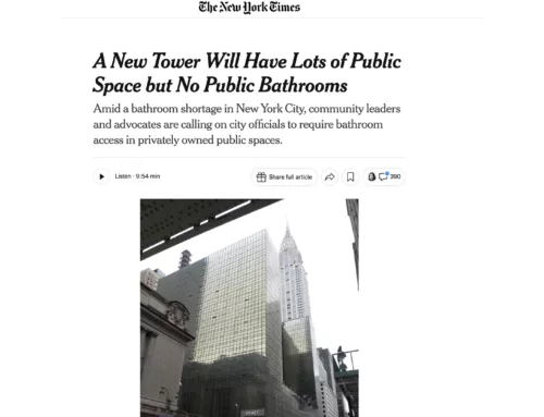 The New York Times – A New Tower Will Have Lots of Public Space but No Public Bathrooms – October 2026